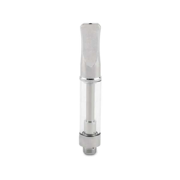 Ceramic Glass Oil Atomizer 0.9 MM - Chrome - 1ml | Only At OozeLife