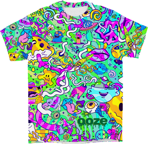 Ooze Chroma All Over Tee – Men's Crew T-Shirt