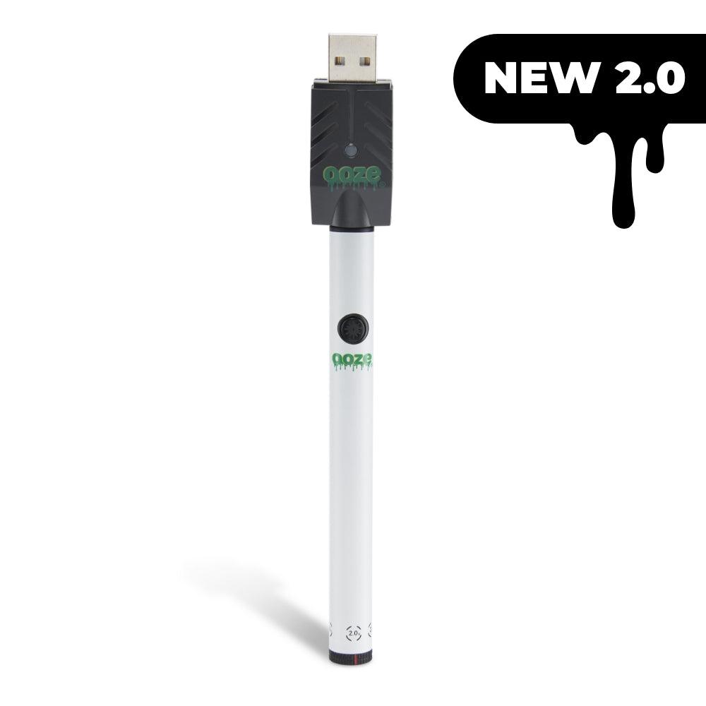 Ooze Slim Pen TWIST Battery w/ USB Charger - 510 Threading - Smoke Cargo