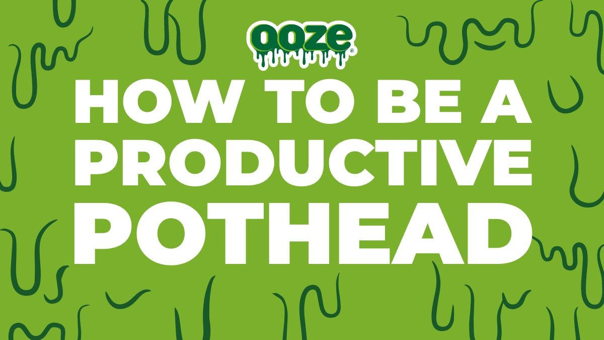 How To Be A Productive Pothead Stoner Motivation Blog Ooze