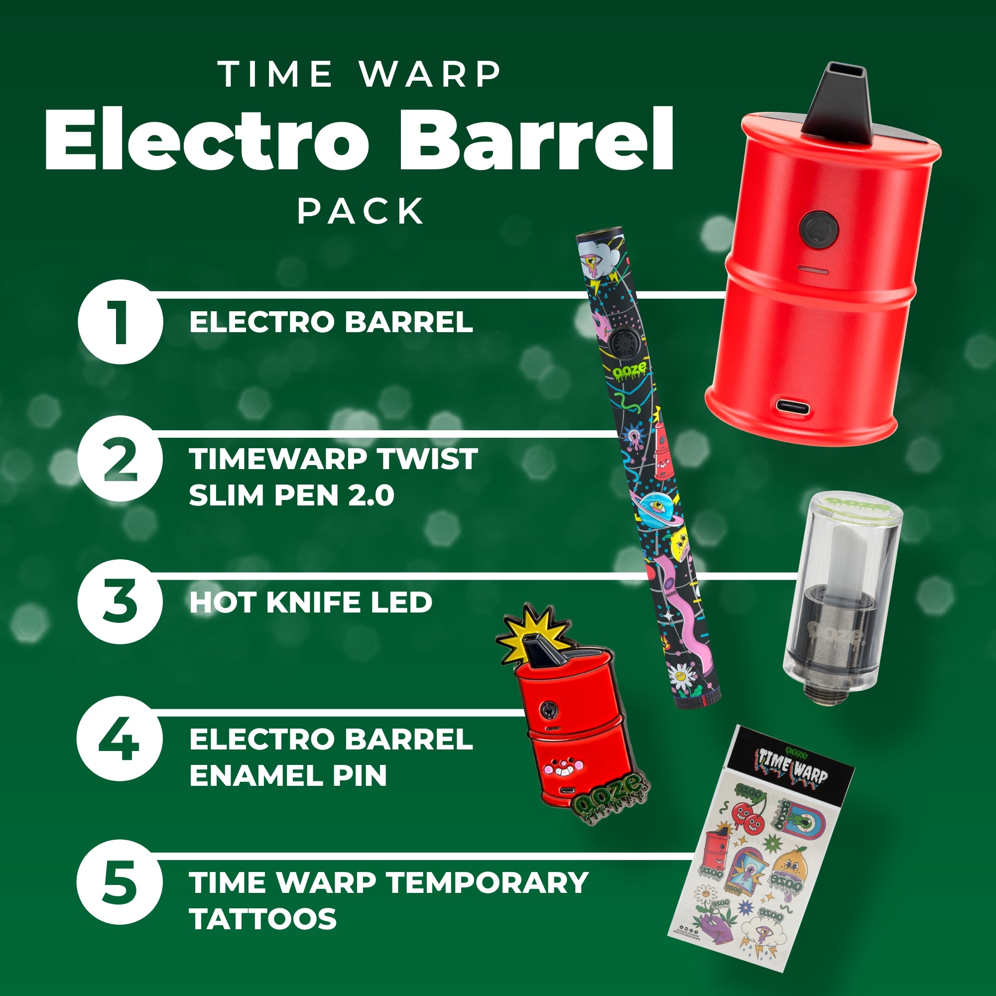 Time Warp Electro Barrel Pack - Ooze Bundles