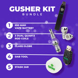 Ooze Gusher Glass Globe Vaporizer Kit