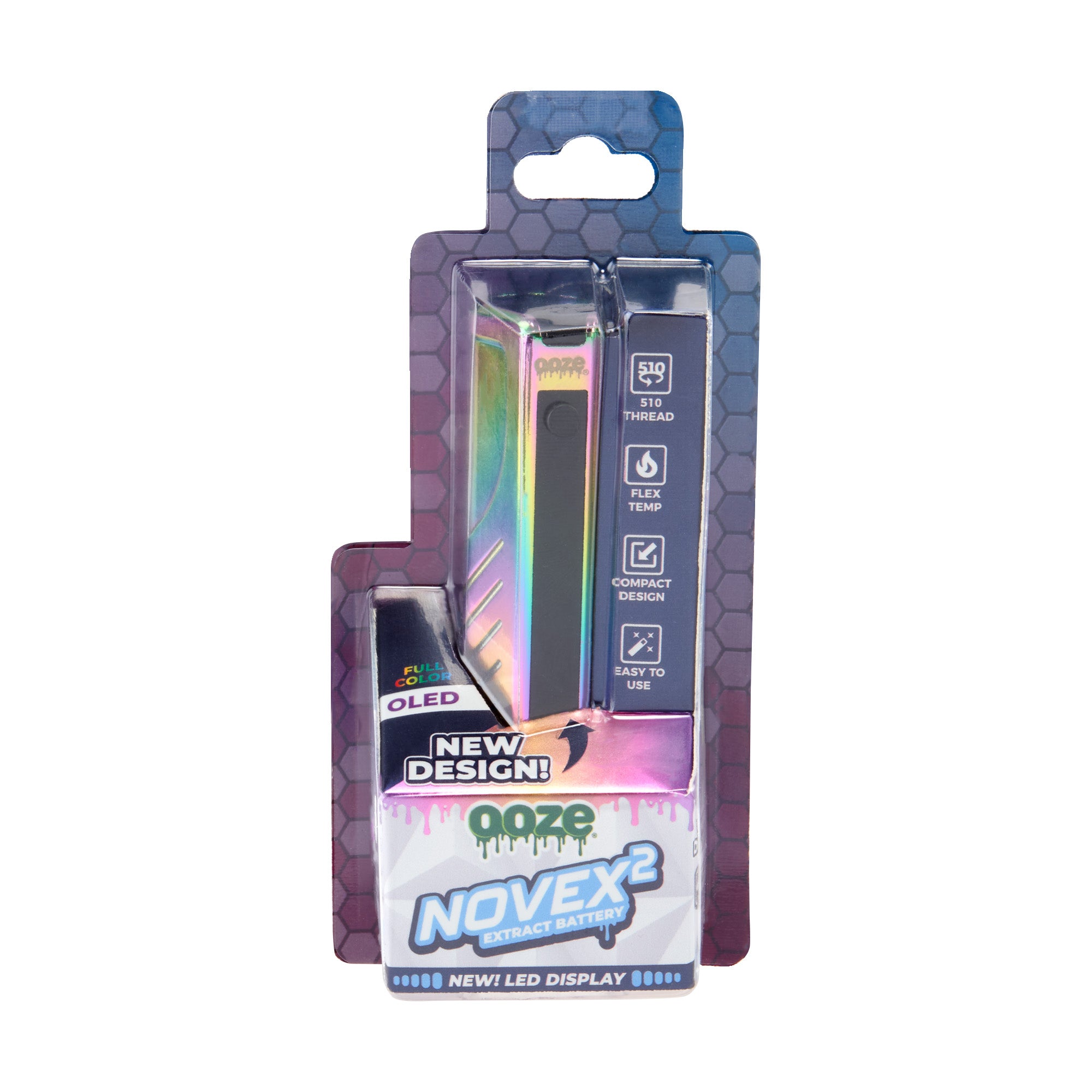 Ooze Novex 2 – 400 mAh Vape with Digital Screen - Rainbow