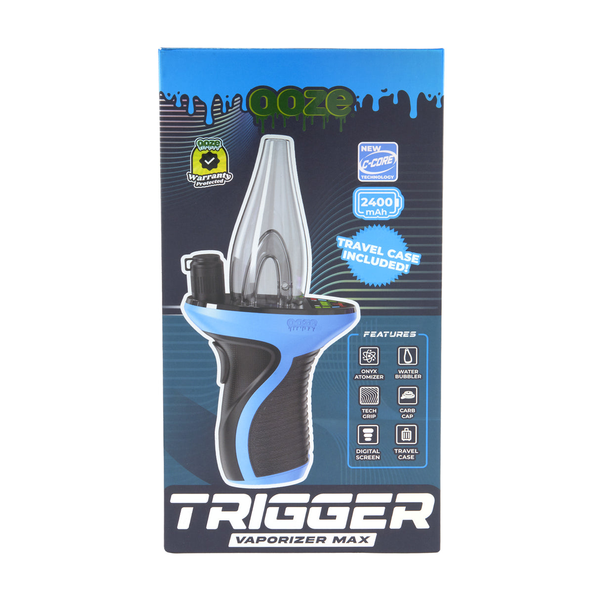 Trigger Vaporizer Max – C-Core 2400 mAh - Sapphire Blue