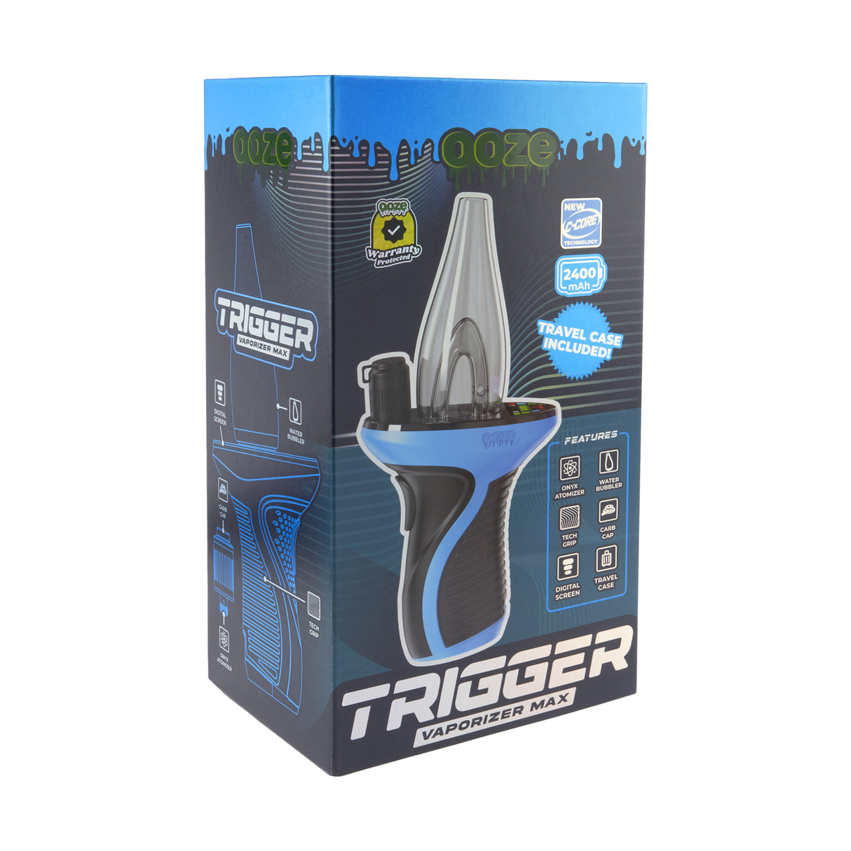 Trigger Vaporizer Max – C-Core 2400 mAh - Sapphire Blue