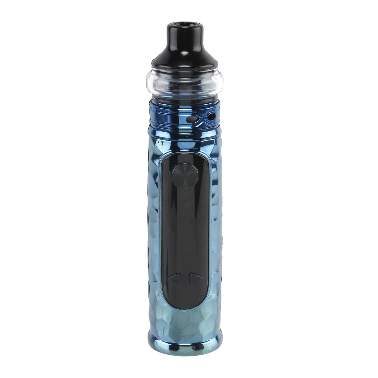 Front view of Titan blue vape pen
