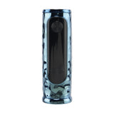 Front view of blue Titan big vape pen without mouthpiece