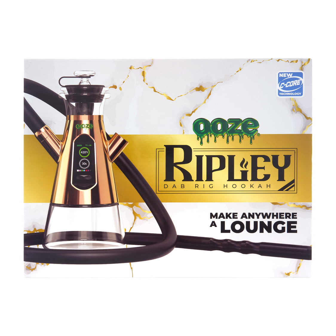 Ripley Gold Dab Rig Hookah | Ooze