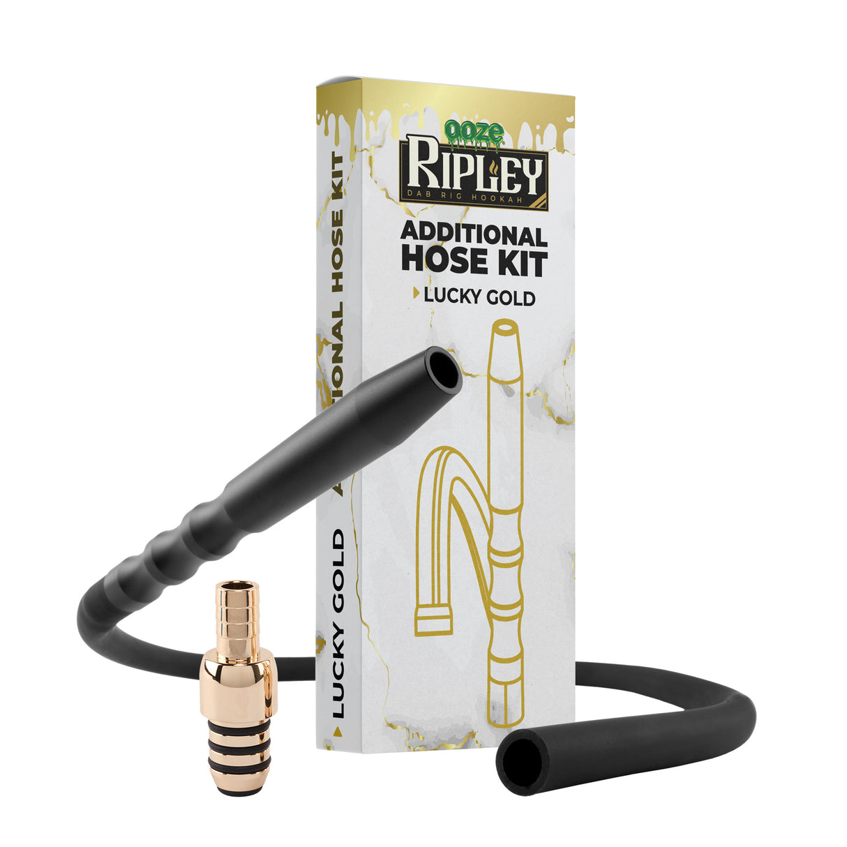 Ripley Hookah Hose Kit - Gold