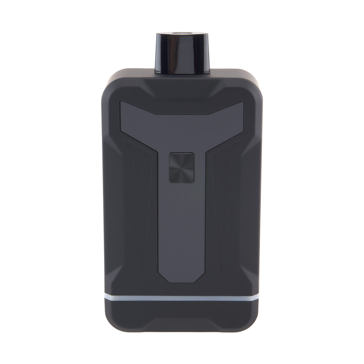 Front shot of Duet Black double cartridge vape