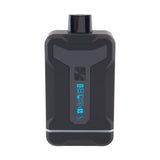 Front shot of Duet Black double cartridge vape with screen