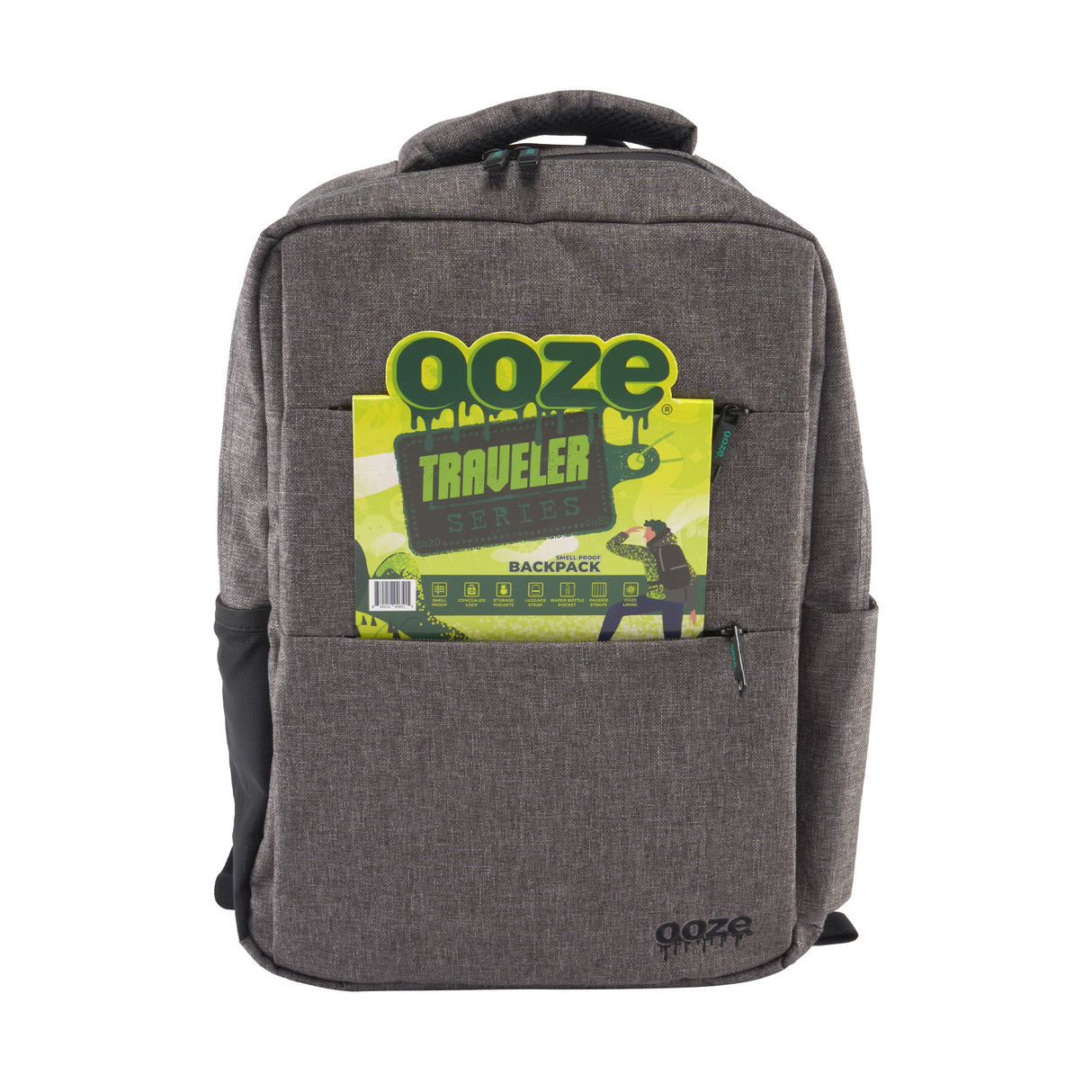 Ooze Smell Proof Backpack - Traveler Series - Smoke Gray