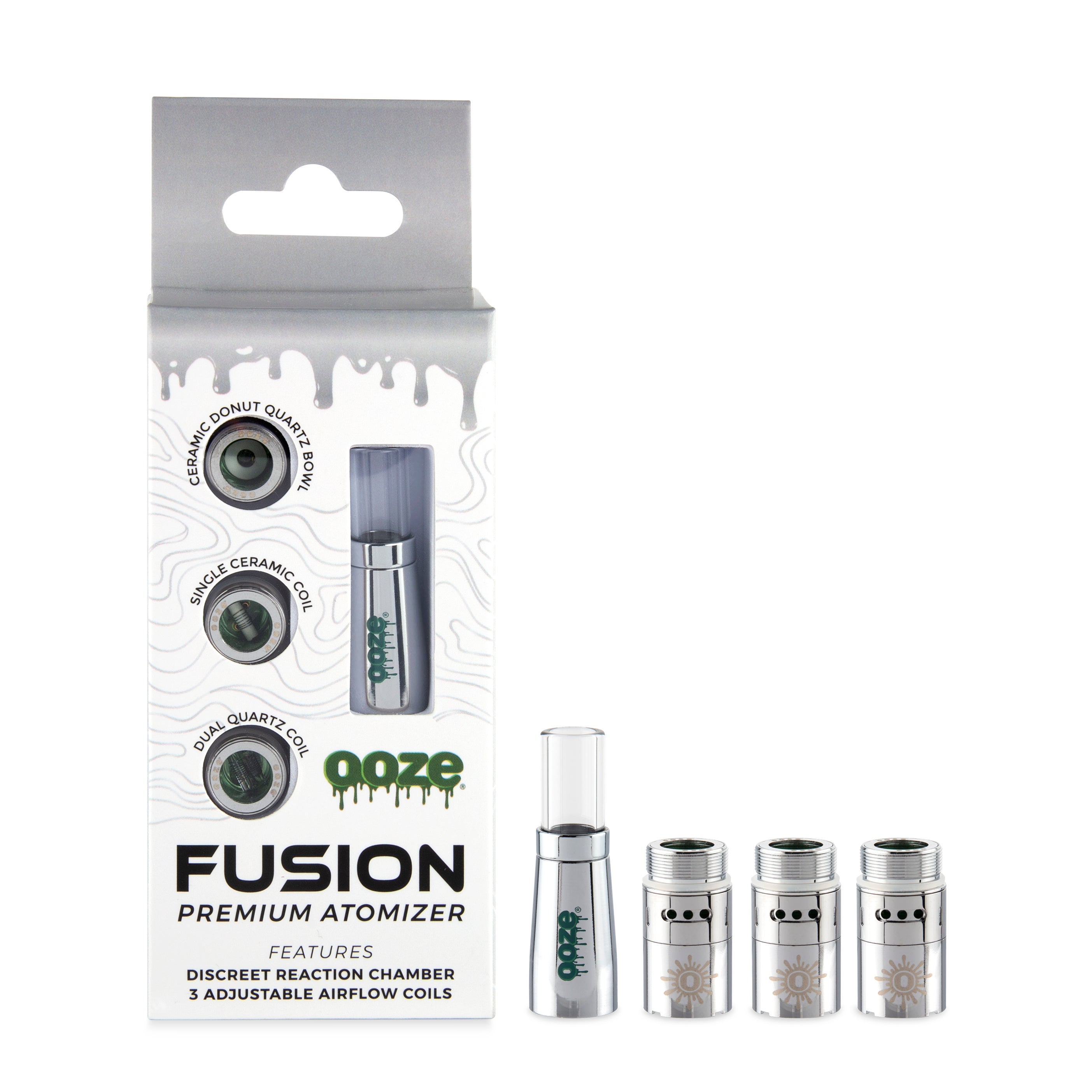 Ooze Fusion Atomizer - Cosmic Chrome | Only At OozeLife