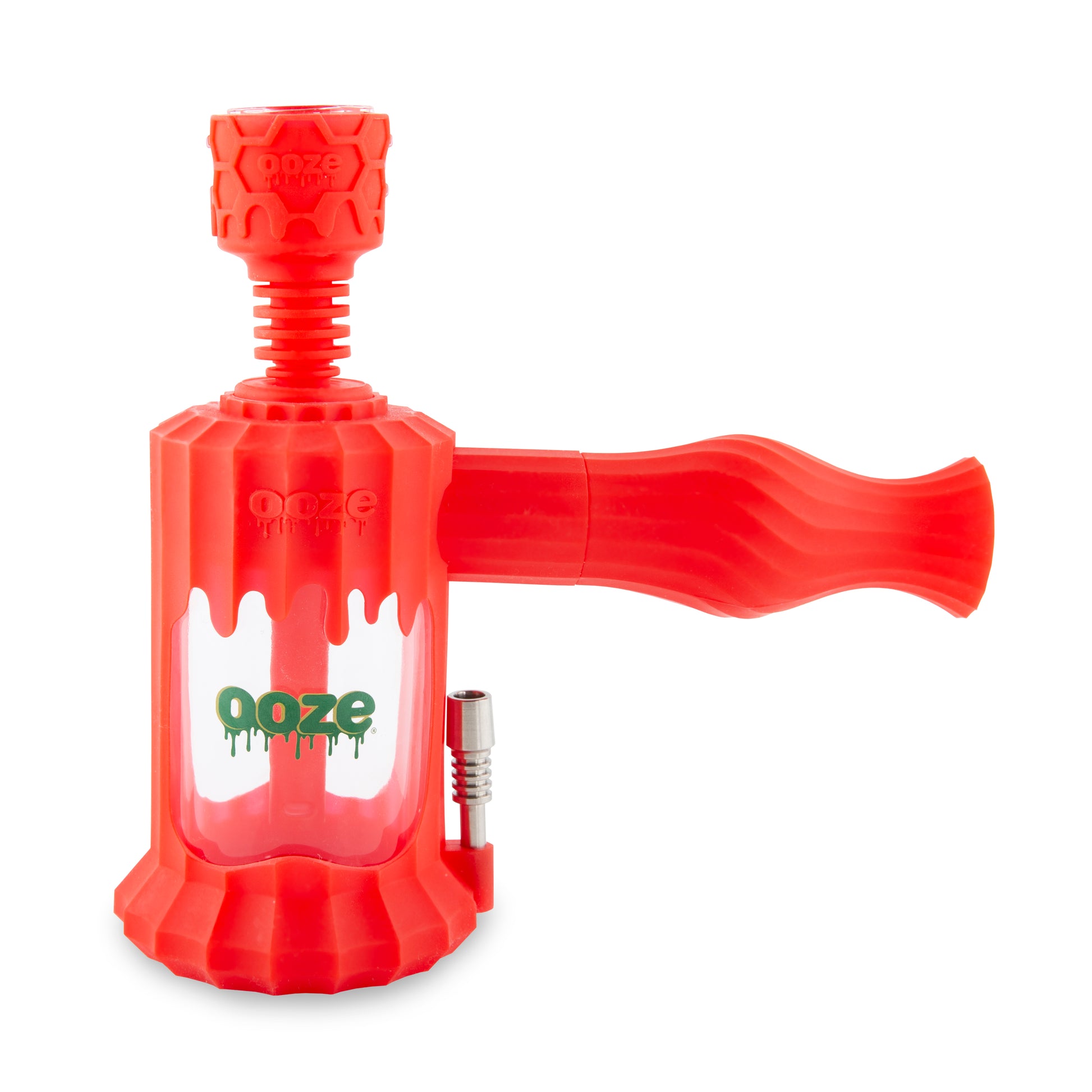 6 Hammer Silicone Glass Bong and Nectar Collector 