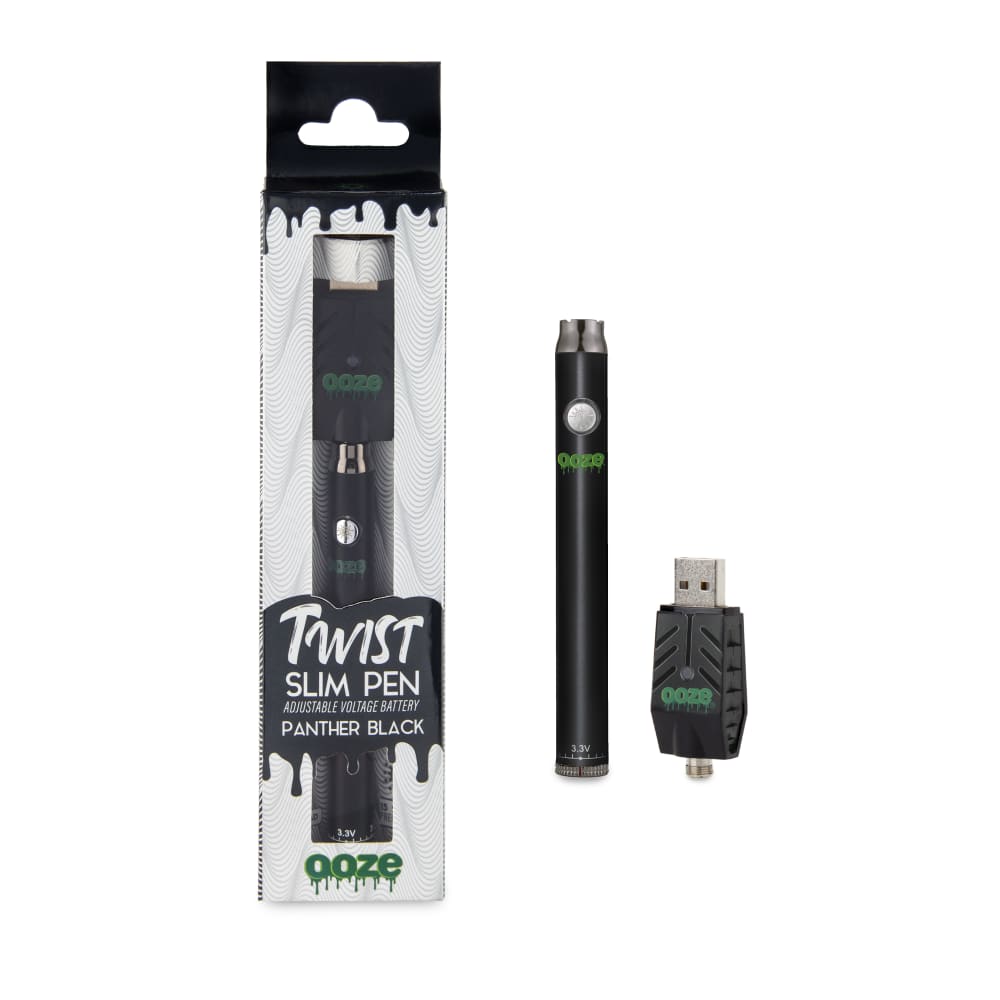 Ooze Twist Slim Pen Battery Panther Black Ooze